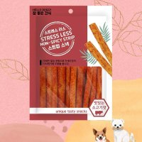 강아지 쌀가루 간식 소고기 토마토 스트립 스낵 껌 치석제거 스트레스 해소