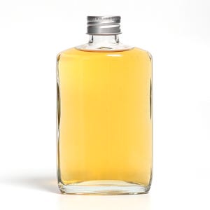 (68개) 납작 유리병 C타입 250ml 미니 밀크티 더치 커피 주스 콜드브루 유리 병