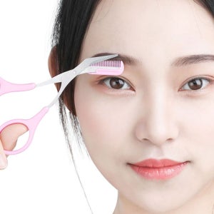 미용 셀프 미용 눈썹 길이 숱 정리 빗 가위 눈썹가위