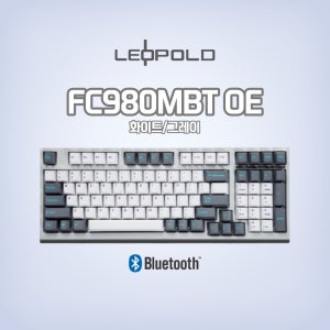 레오폴드 FC980MBT OE 화이트/그레이 블루투스5.1 지원 [국내 미발매 상품]