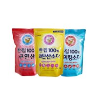 엘지생활건강 한입 베이킹소다+과탄산소다+구연산 1kg 3종 세트