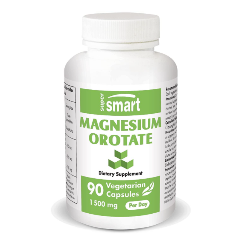 수퍼스마트 <b>오로트산</b> 마그네슘 오로테이트 1500mg 90베지캡슐