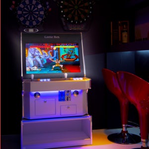 가정용 오락실 게임기 오락기 레트로 게임기 40S 5S 파이널 끝판왕 강화유리 32인치