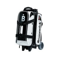 브런스윅 볼링용품 2볼백 / NEW 2 Roller Bag (에나멜) - White/Black