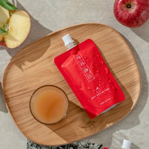 우리가족 안심 생 사과즙 햇부사 100%