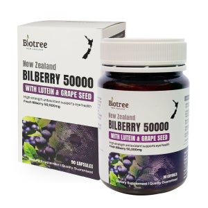 바이오트리 뉴질랜드 빌베리 & 루테인 90캡슐, 3개