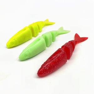 마리수 요시가와 야마데스 소프트베이트 배스 쉐드 웜