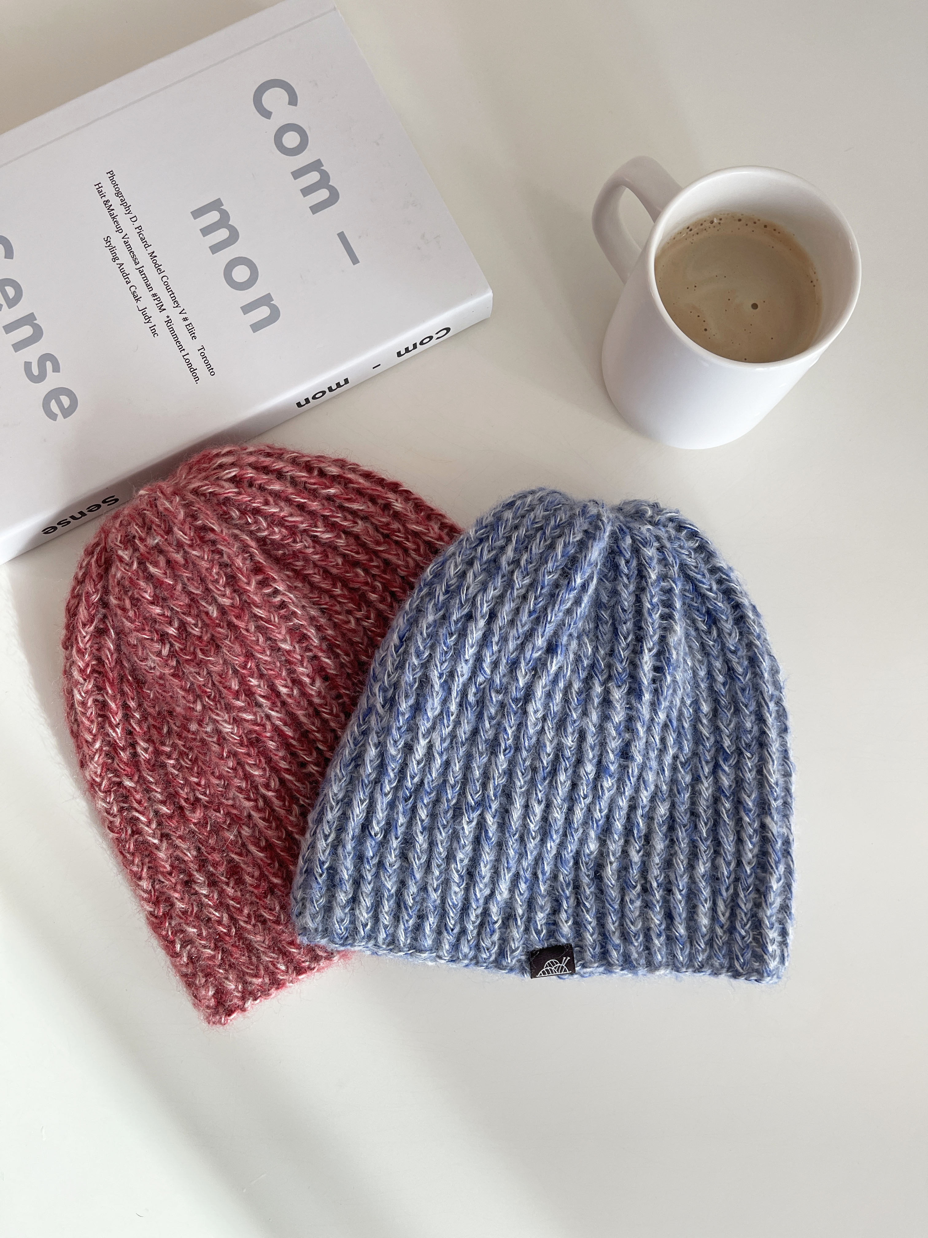 [뜨개DIY] 멜로우 비니 1볼로 대바늘 겨울모자뜨기