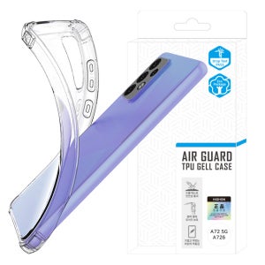 갤럭시 A72 5G 에어가드 TPU 범퍼 투명 케이스 A726
