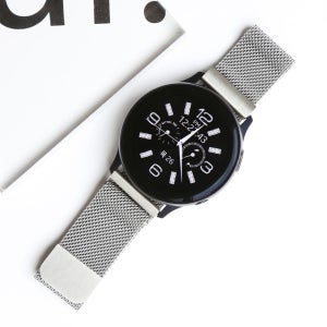 갤럭시액티브2 스트랩 밀레니즈루프 뽀송 메탈 40mm 실버 시계줄