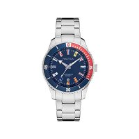 Nautica Men’s Quartz Stainless Steel Strap, Silver, 22 Casual Watch (Model: NAPPBS022)