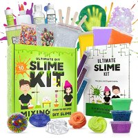 Baby Mushroom Ultimate Slime Kit - 10 Slimy Science Experiments | Fun and Educational Made in USA!