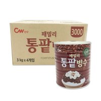 C-215 청우식품 패밀리통팥빙수 대용량 3kg X 4EA 1BOX