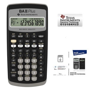 텍사스인스트루먼트 BA II Plus 한글설명서 CFA CFP 재무용 TI 계산기