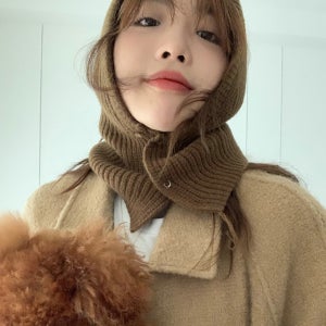 니트바라클라바 겨울 방한 후드 넥워머 바라클라바