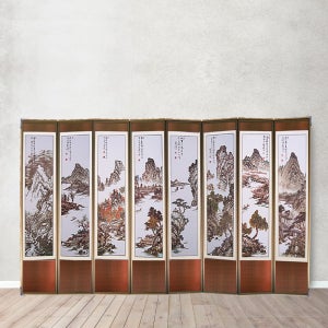 8폭 병풍 제사병풍 화랑표구사