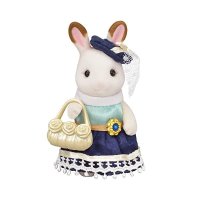 Calico Critters Town Girl Series - Hopscotch Rabbit - , White