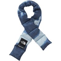 fw21 슈프림x노스페이스 패딩 목도리 Supreme The North Face Bleached Denim Print 700-Fill Down Scarf Indigo