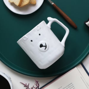 북극곰 캐릭터 디자인 머그컵 1p