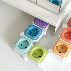 4000w 꺾이는 디자인 멀티탭 5구 USB 고급 절전 안전 통합스위치 요리조리 멀티콘센트