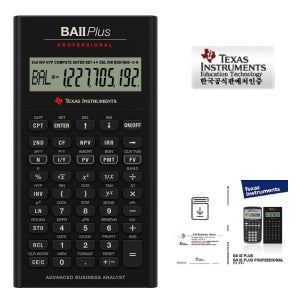 텍사스인스트루먼트 BA II Plus Professional 한글설명서 CFA CFP 재무용 TI 계산기