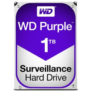 웨스턴디지털 WD10PURZ Purple 정품 1TB 3.5인치 5400RPM SATA3 HDD 하드디스크 영상 감시 보안 CCTV 녹화기 NVR DVR 메모리 고용량 저장장치