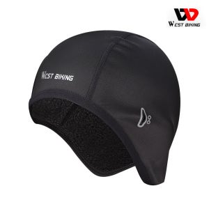 웨스트바이킹 안경 착용 기모 자전거모자 스컬캡