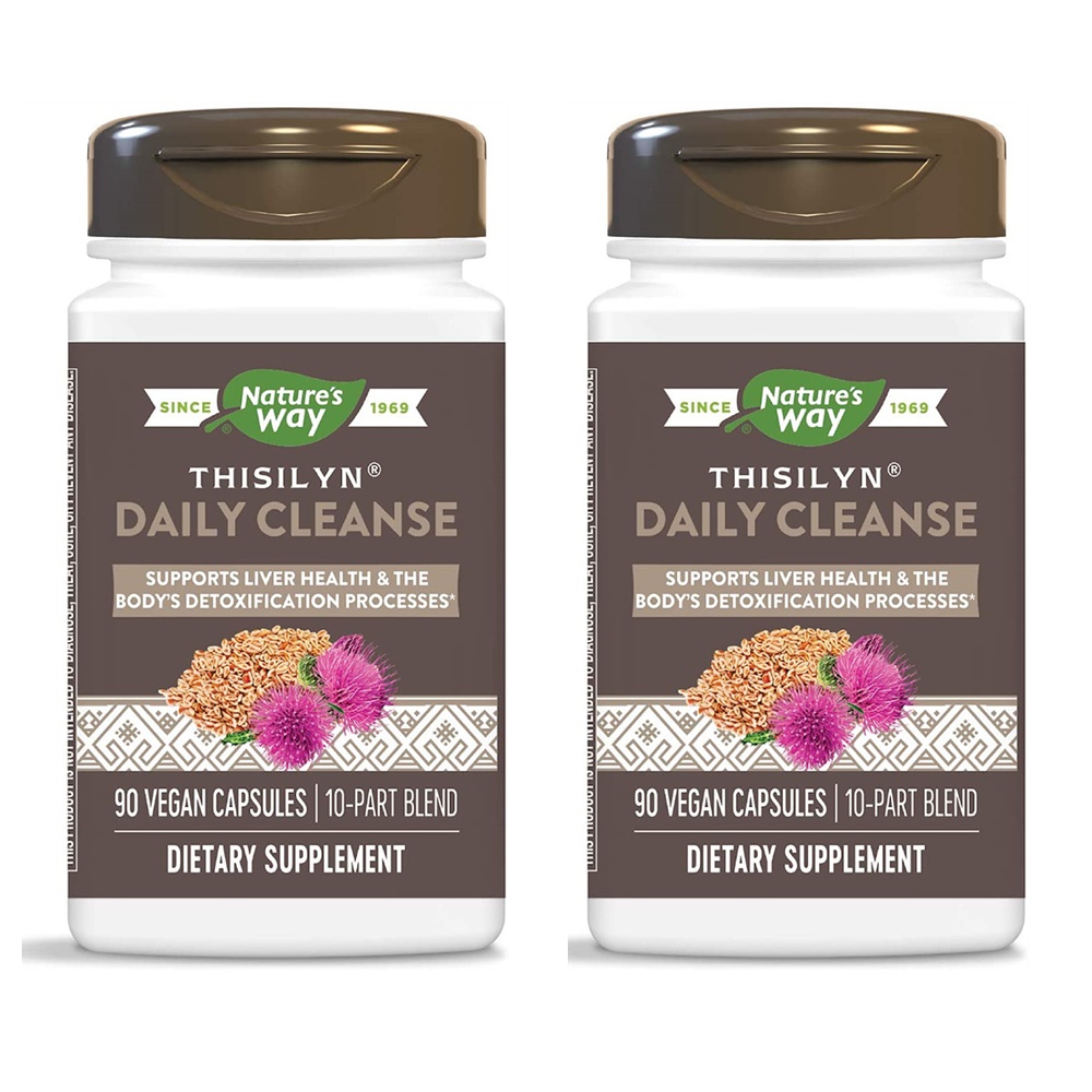네이처스웨이 <b>Thisilyn</b> 실리마린 <b>데일리 클렌즈</b>, 밀크씨슬 90정 x 2개