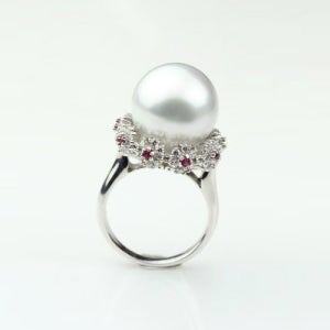 14k 18k 루비정원 남양진주반지 어버이날 어머니 선물 혼주