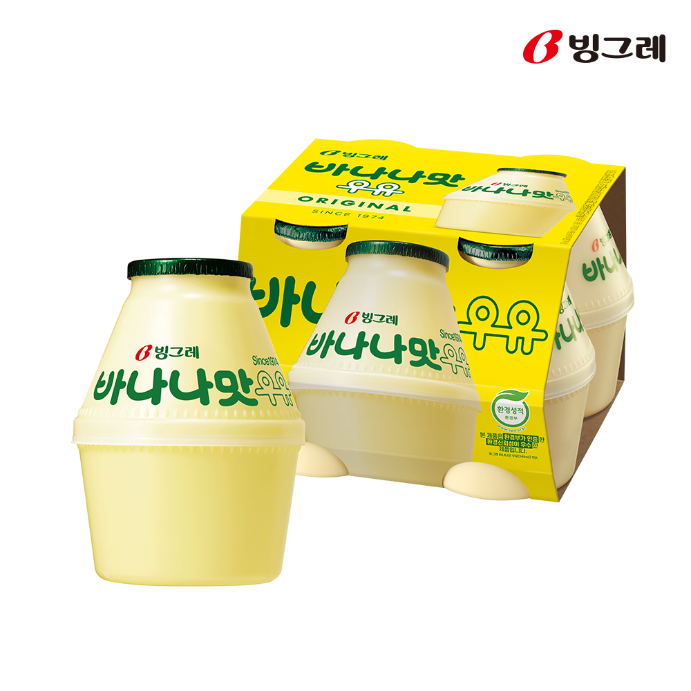 단지우유 바나나맛우유