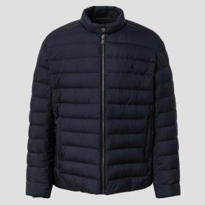 국내매장판 남녀공용 빈폴숏패딩 빈폴 경량 슬림패딩 거위털 구스다운 네이비