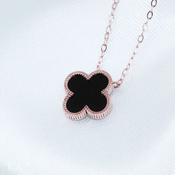 14K 18K LUXURY 10mm 네잎 클로버 목걸이 30대 여자 친구 선물
