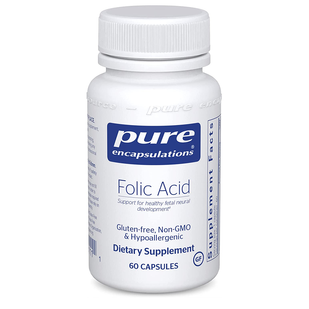 <b>퓨어인캡슐레이션 엽산</b> 60정 Pure Encapsulations Folic Acid