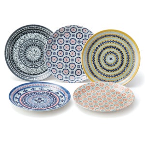 5가지 패턴 미노야키 파스타 플레이트 세트(5P)