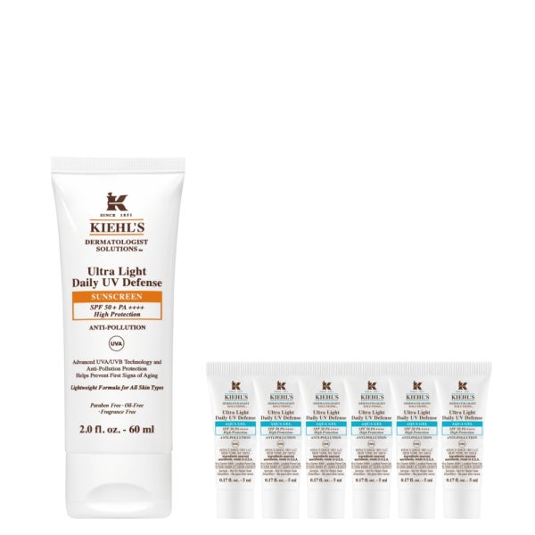 [10G] 키엘 수분 진정 선크림 60ml 세트 (+쿨링 자외선 차단제 30ml 증정)