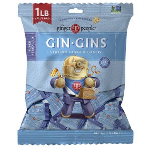 더진저피플 스트롱 캔디 453g 진 진스 The Ginger People Gin Gins Super Strength Ginger Candy, 1lb