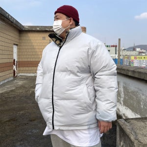 빅사이즈 숏패딩 양면 리버시블 양털 XL-8XL