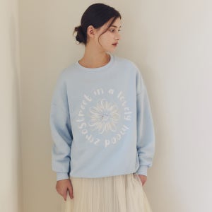 [N배송][제로스트릿][7컬러] 플라워 도넛 맨투맨 FLOWER DONUT MTM