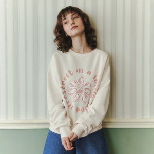 [N배송][제로스트릿][7컬러] 플라워 도넛 맨투맨 FLOWER DONUT MTM