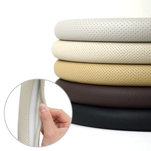 얇은 핸들커버 자동차 운전대 가죽 슬림 타공 순정형 차 핸들 차량 논슬립 커버