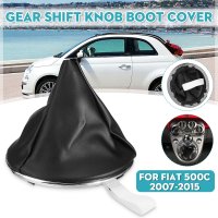 기어봉 교체 튜닝 수동 자동차 커버 노브 레이 베뉴 스파크 크리스탈 pu 가죽 car gear knob gaiter boot cover with gear boot ring