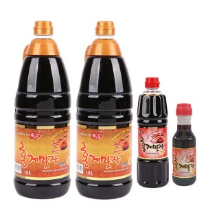 홍일식품 홍게맛장소스골드1800ml 2병 500ml 200ml증정