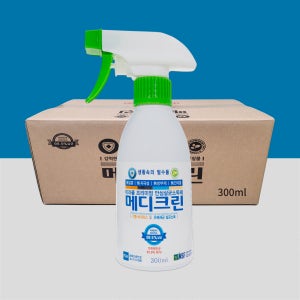 메디크린 살균소독제 300ml X 30개 (FDA 등록 뿌리는 소독제 이산화염소수 살균소독제 소독수)