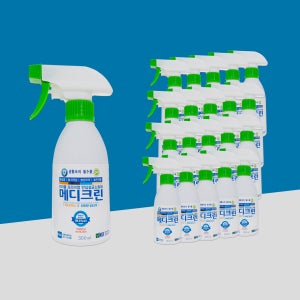 메디크린 살균소독제 300ml X 20개 (FDA 등록 뿌리는 소독제 이산화염소수 살균소독제 소독수)