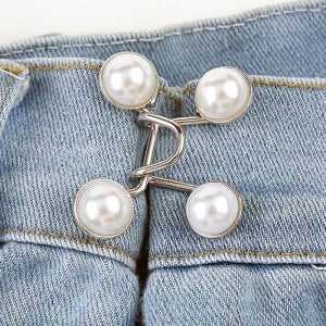 치마 허리 줄이기 진주 단추 바지 수선 요술 단추 똑딱이 매직 버튼