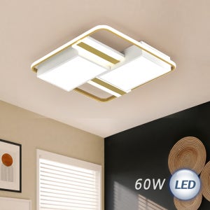 세련된 방등 LED 모노 방등 60W (화이트+골드 / 블랙+화이트)