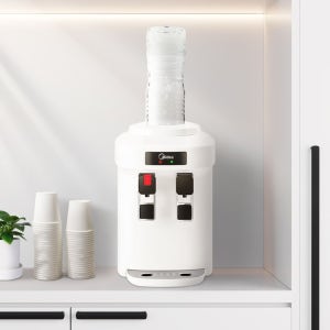 미디어 냉온수기 MWD-1654W 미니냉온수기 가정용 사무실 개인사용 페트병 생수통