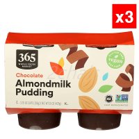 365홀푸드마켓 초콜릿 아몬드밀크 컵푸딩 비건 4컵(425g)3팩 365Whole Foods Chocolate Almondmilk Pudding