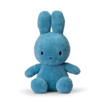 miffy 미피 테리 토끼 애착 인형 오션 블루 - 33cm