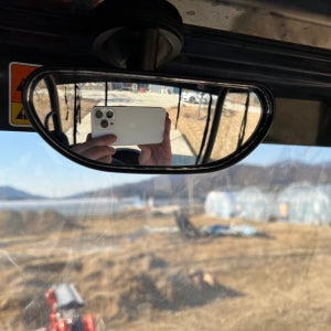 미니 굴삭기 자석 룸미러 후사경 후방거울 (구보다 얀마 코벨코 히타치) 017 020 035